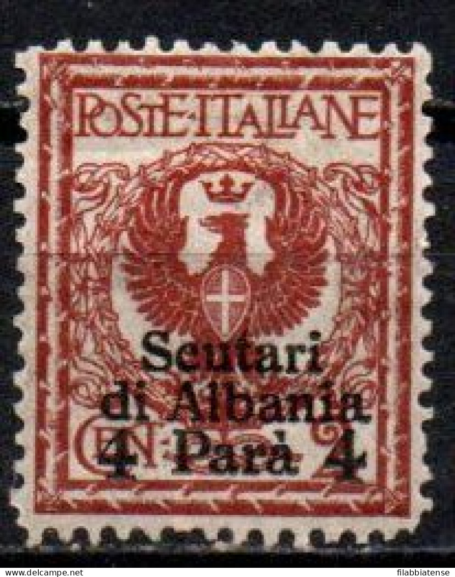 1915 - Italia - Levante - Uffici In Albania - Scutari 9 Soprastampati  ------- - Albanië