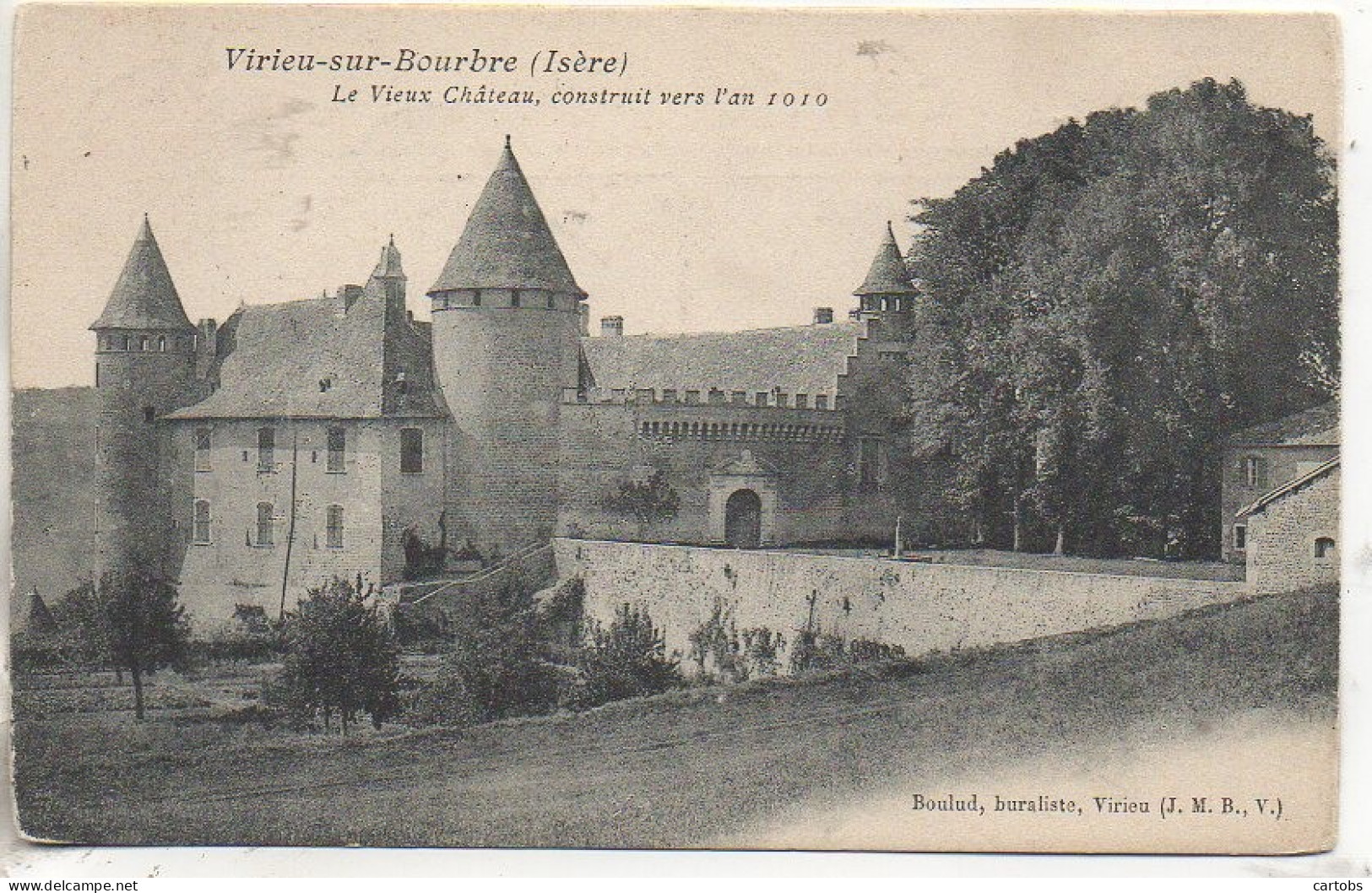 38 VIRIEU-sur-BOURBRE  Le Vieux Château - Virieu