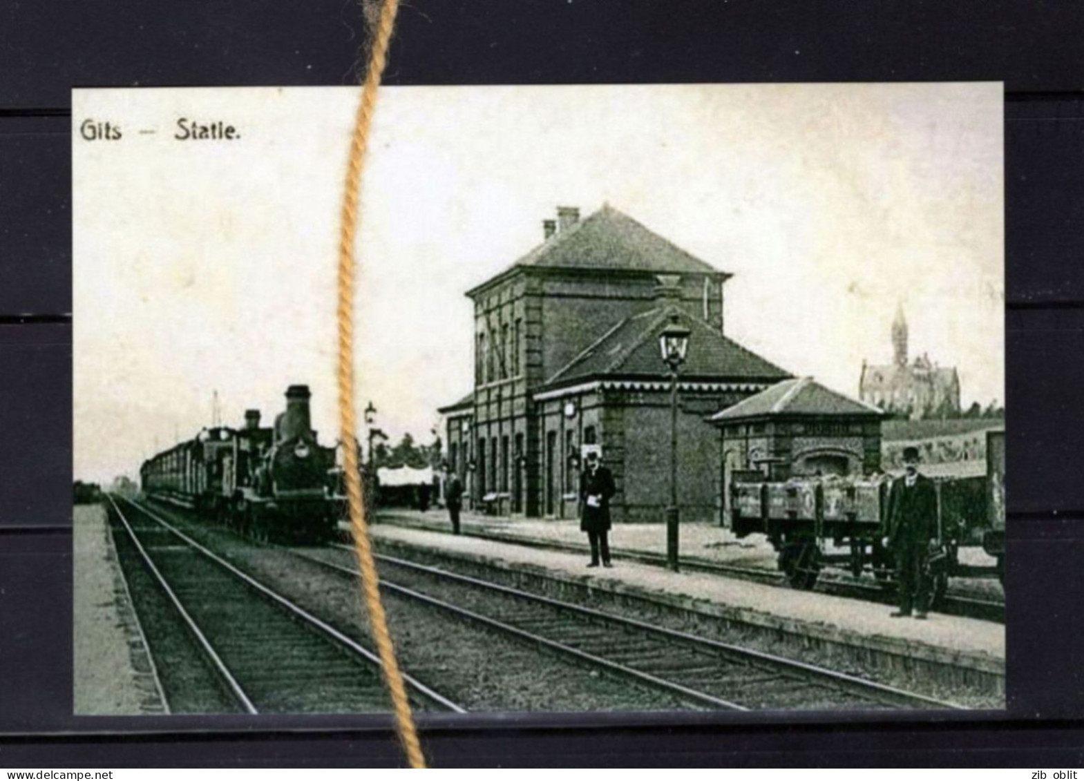 PHOTO  GITS HOOGLEDE  WEST VLAANDEREN  STATION STATIE GARE REPRO - Hooglede