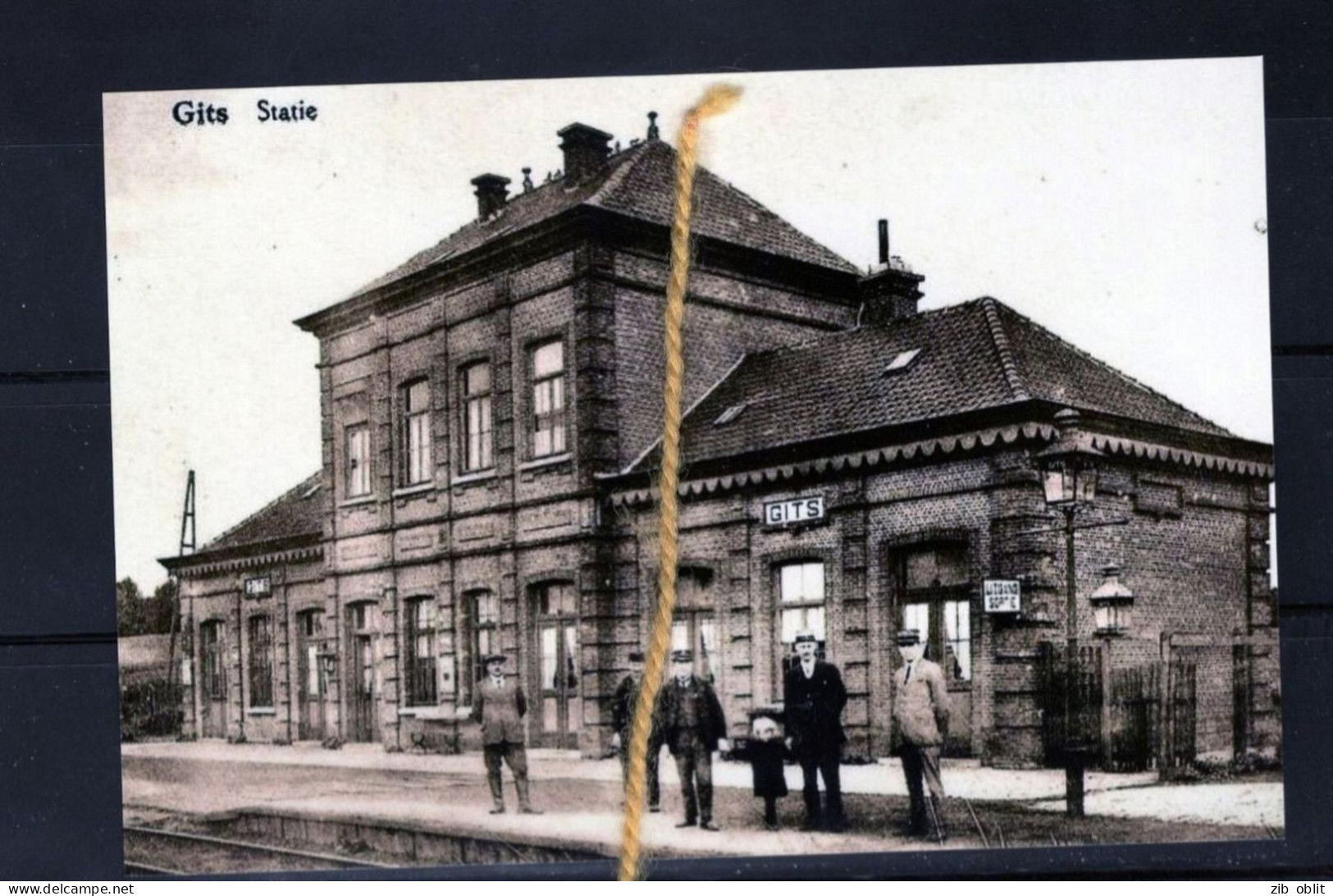 PHOTO  GITS HOOGLEDE  WEST VLAANDEREN  STATION STATIE GARE REPRO - Hooglede