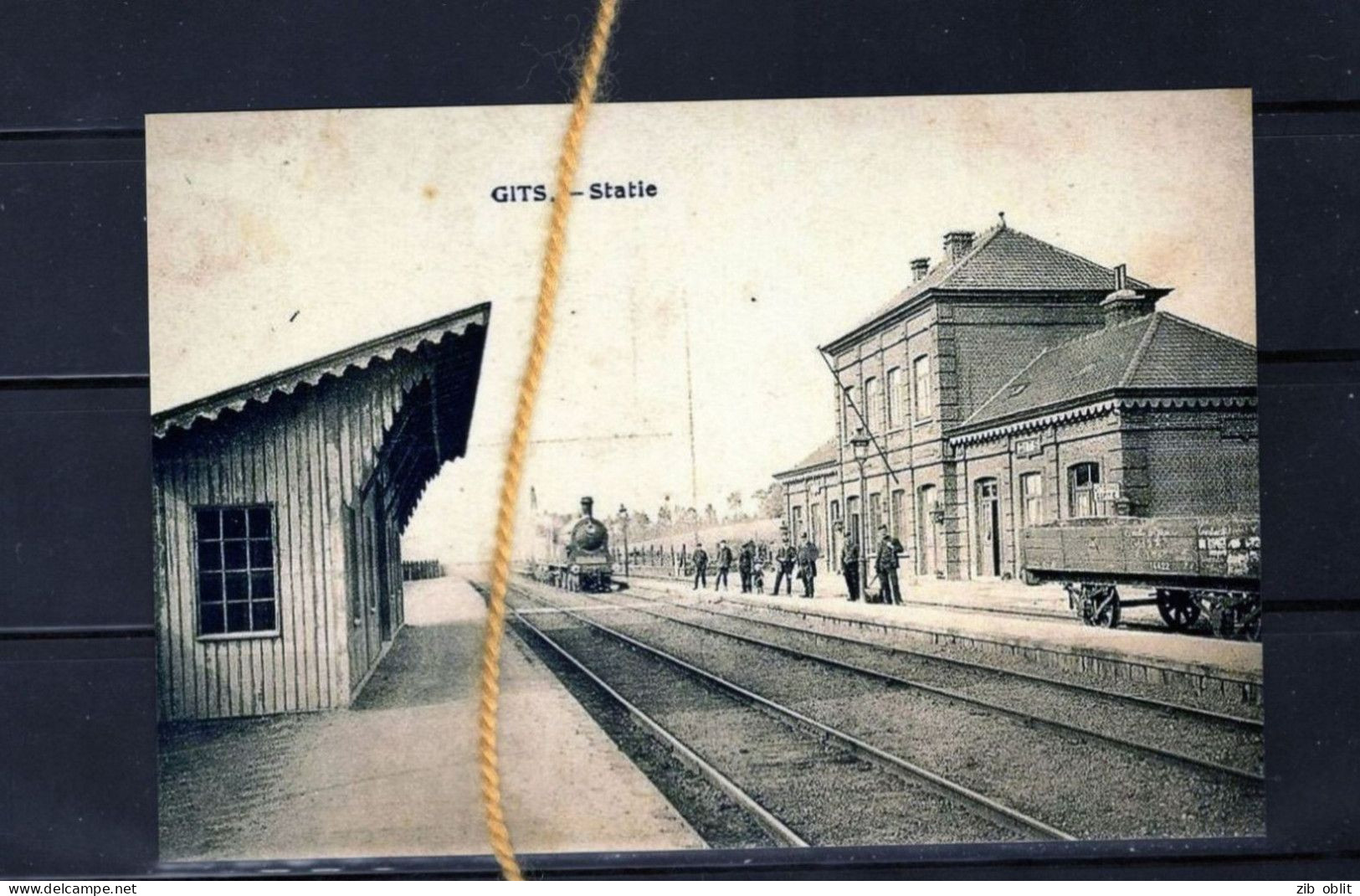 PHOTO  GITS HOOGLEDE  WEST VLAANDEREN  STATION STATIE GARE REPRO - Hooglede