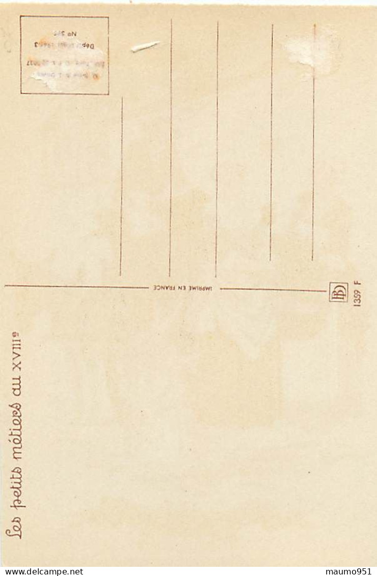 Les Petits Métiers Au XVIIIe - LE MARCHAND LA (Md) DE LEGUMES - Illustrateur E. Naudy ( Voir Le Verso) - Naudy