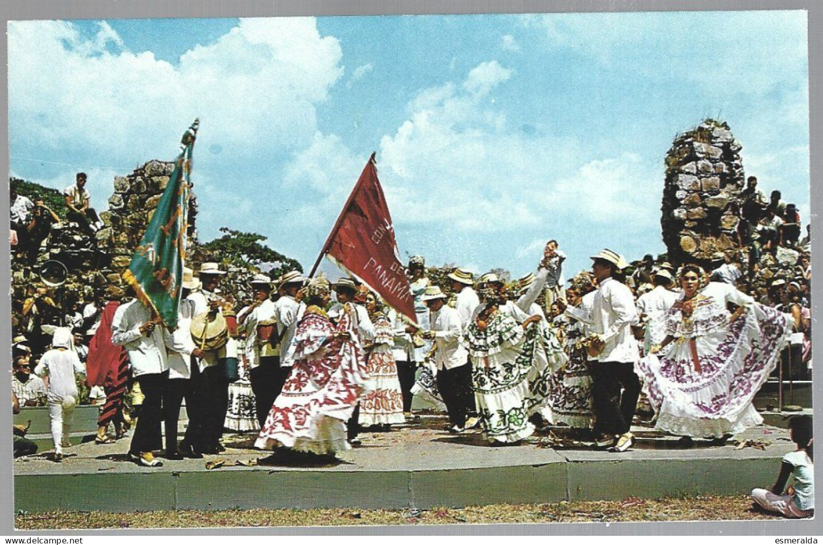 (PAN) CP FF-599-A Folklore Presentation With Native Music And Typical Dances In Old Panama. Unused - Panama