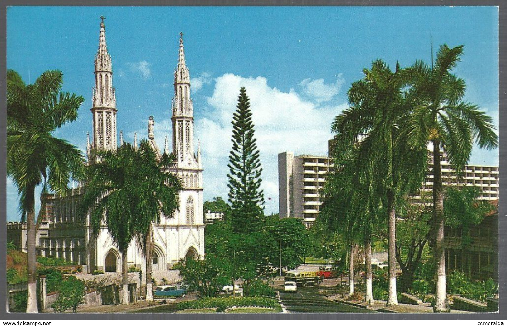 (PAN) CP FF-450- The Church Of The Carmelite Fathers, Panama City. Unused - Panama