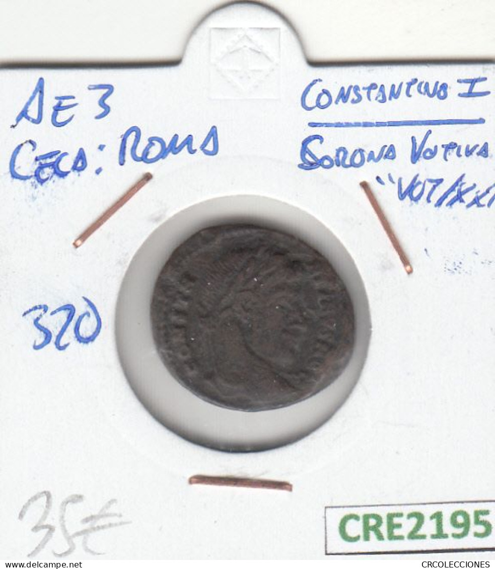 CRE2195 MONEDA ROMANA AE3 VER DESCRIPCION EN FOTO BC - Other & Unclassified