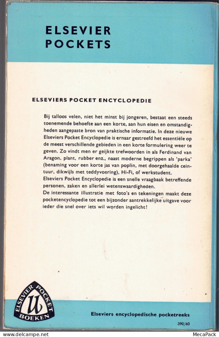 Elseviers Pocket AZ Encyclopedie (1961) - Encyclopédies