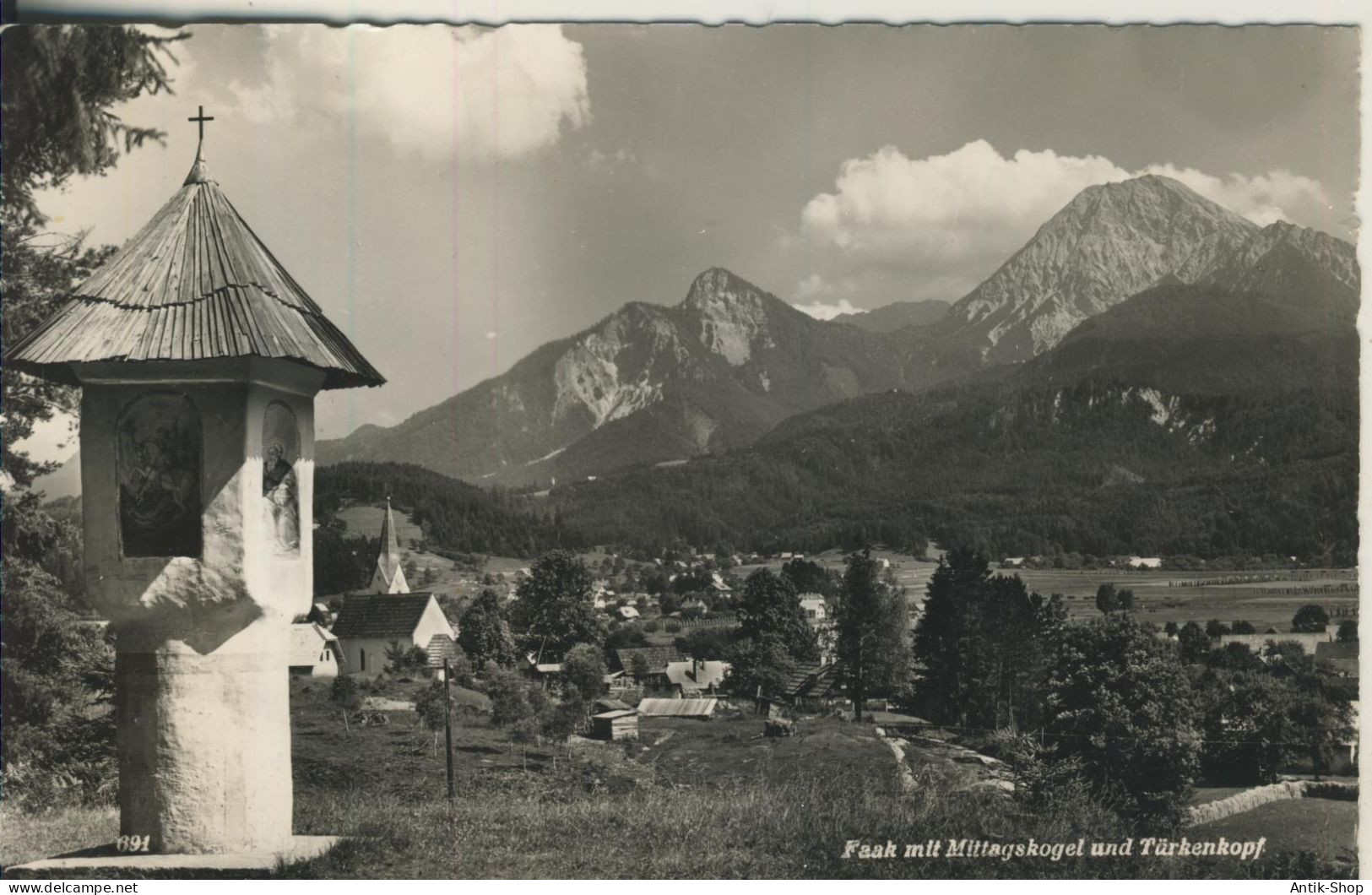 Faak - Dorfansicht - V. 1958 (AK2349) - Faakersee-Orte