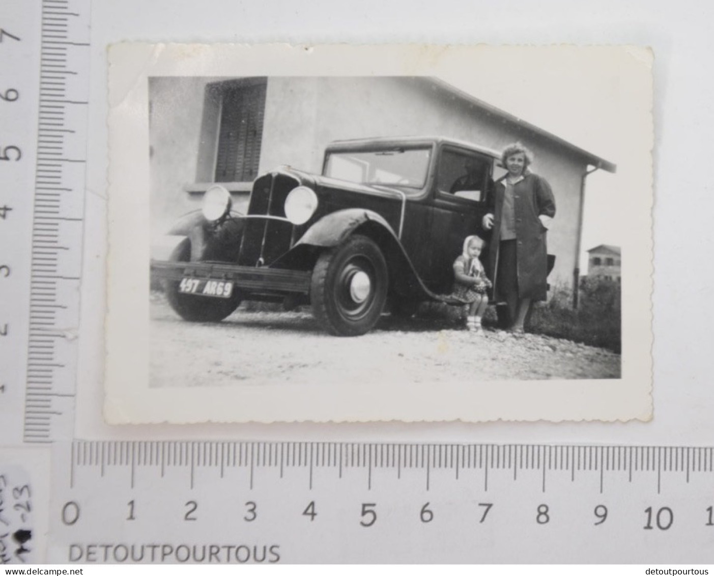 Automobiles Voiture Automobile  à Identifier C.1930 Auto Oldtimer Car  Photo Photographie - Océanie