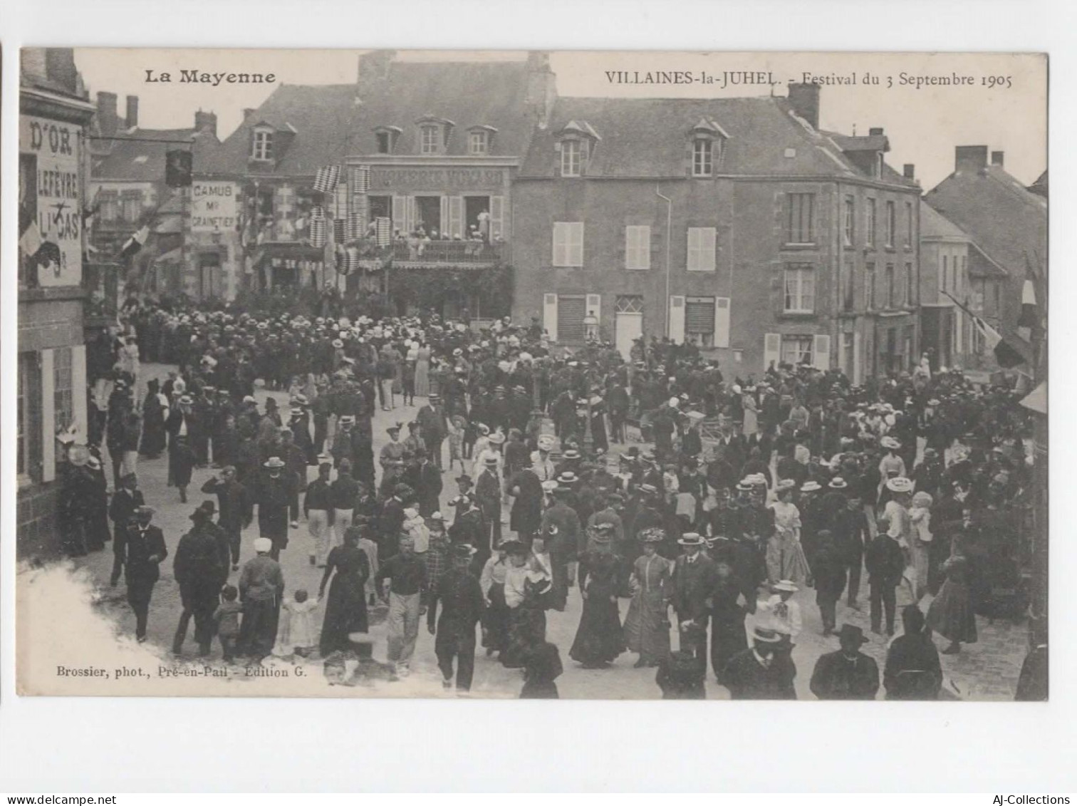 AJC -  Villaines La Juhel Festival Du 3 Septembre 1905 - Villaines La Juhel