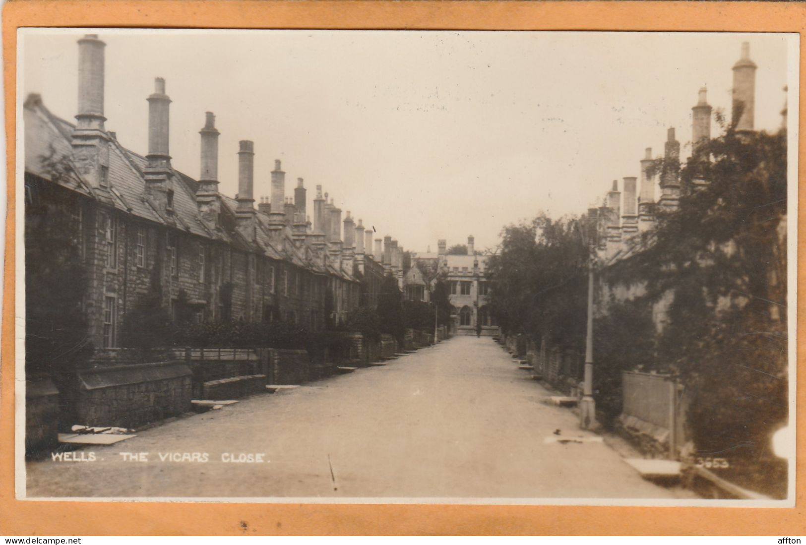 Wells 1920 Real Photo Postcard - Wells