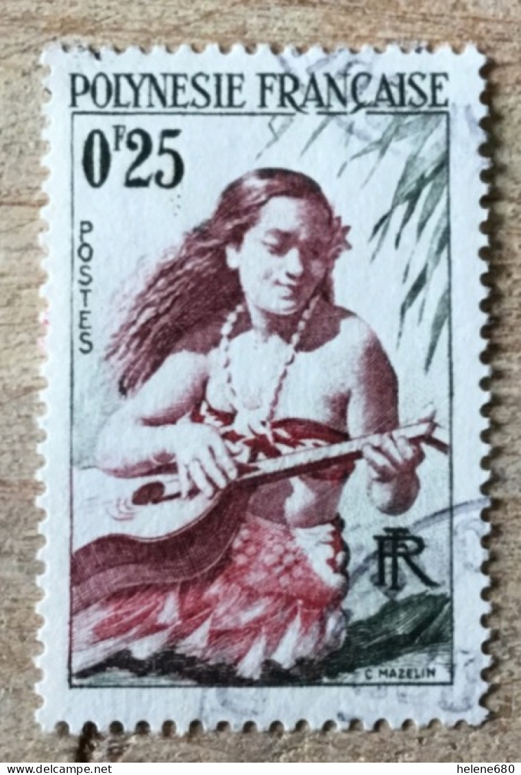 POLYNÉSIE. Joueuse De Guitare  N° 2 - Used Stamps