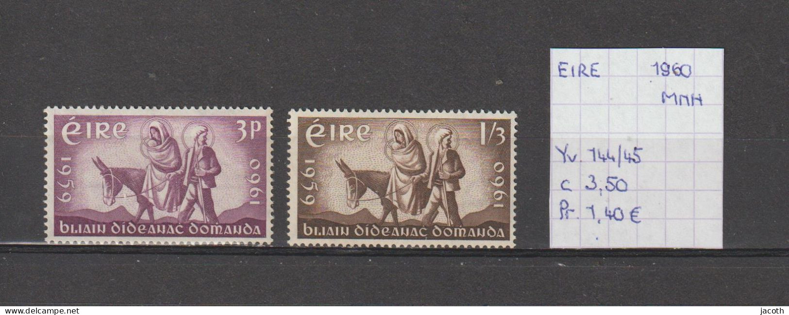 (TJ) Eire 1960 - YT 144/45 (postfris/neuf/MNH) - Unused Stamps