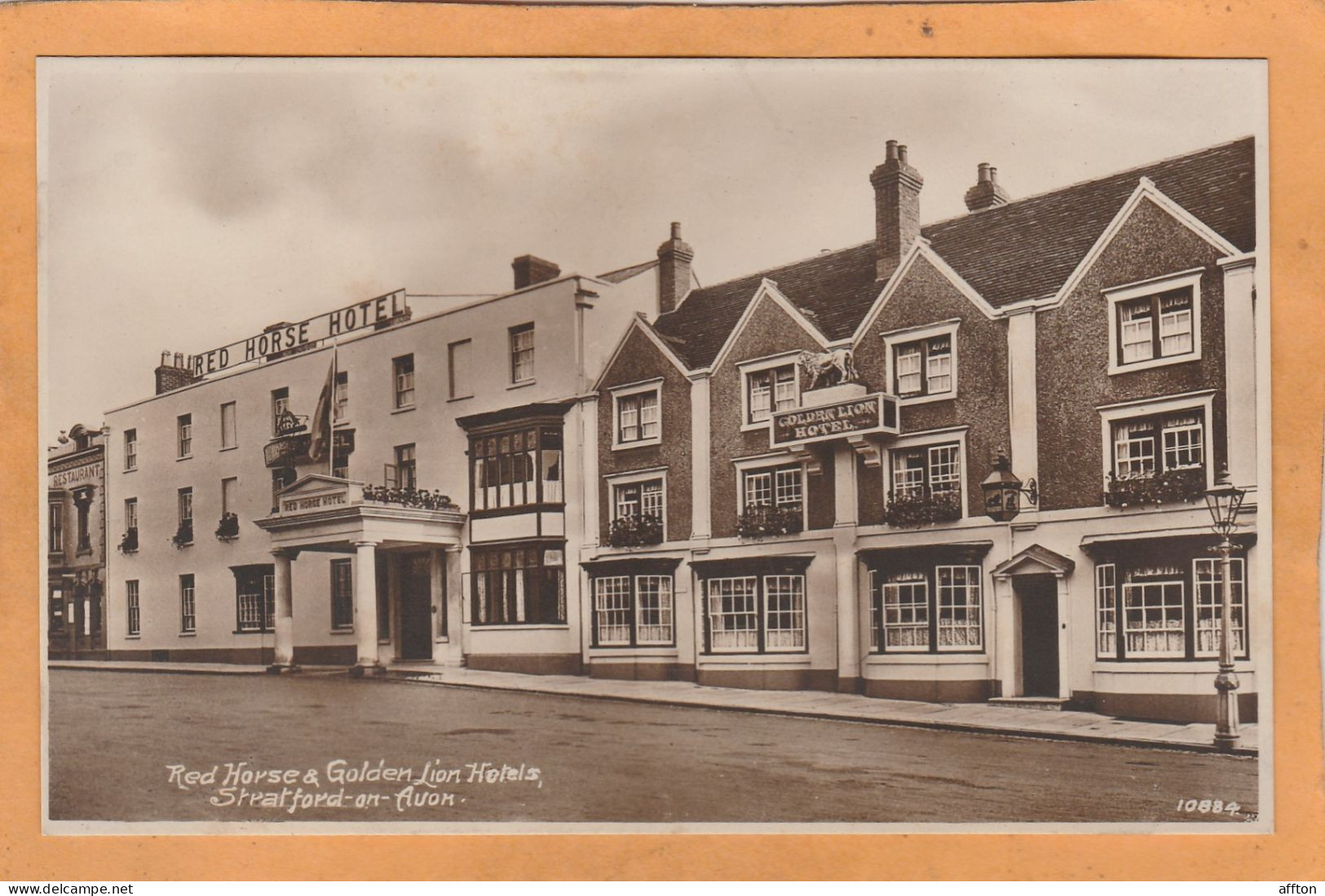 Stratford Upon Avon England 1920 Postcard - Stratford Upon Avon