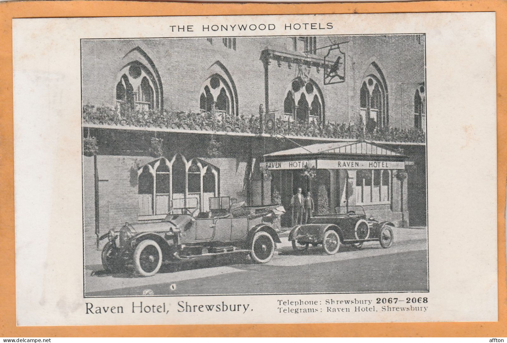 Shrewsbury England 1920 Postcard - Shropshire