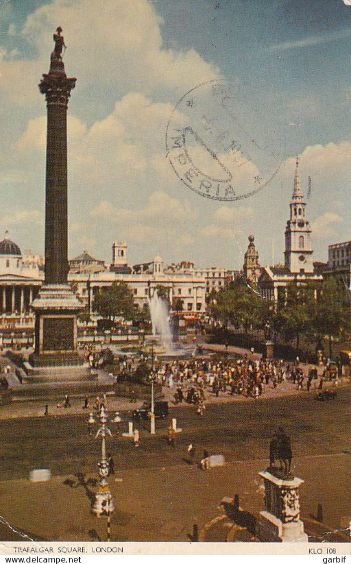 England - London - Trafalgar Square - Vg 1957 - Trafalgar Square