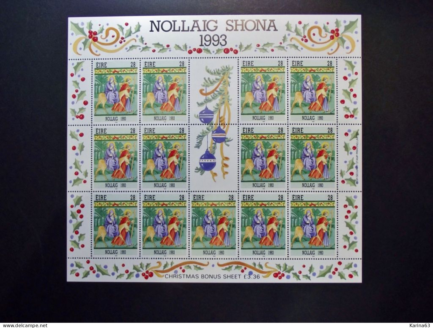 Ireland - Irelande - Eire - 1993 - Y&T N° 845 ( 13 Val.)  Christmas - Noel - Kerstmis - MNH - Postfris - Neufs