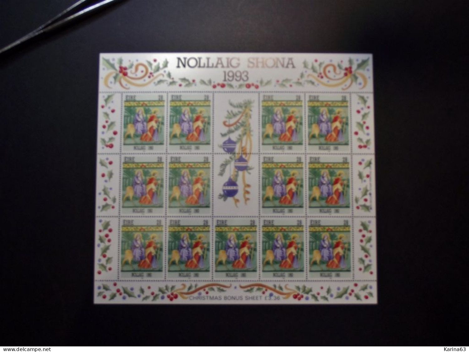 Ireland - Irelande - Eire - 1993 - Y&T N° 845 ( 13 Val.)  Christmas - Noel - Kerstmis - MNH - Postfris - Neufs