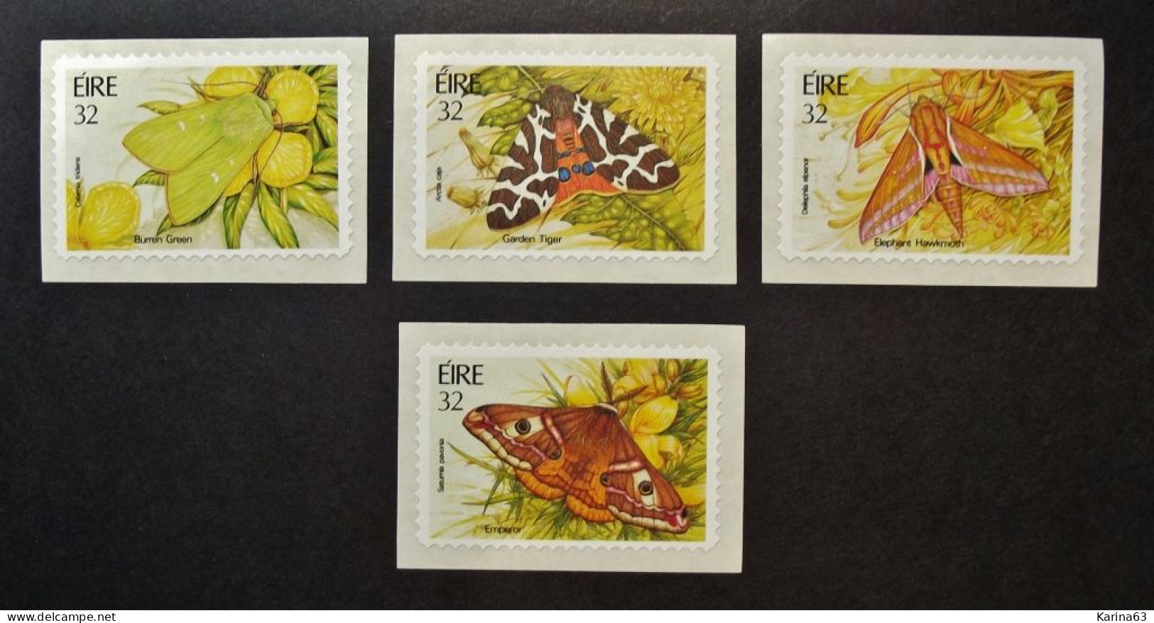 Ireland - Irelande - Eire - 1994 - Y&T N° 868 - 871 ( 4 Val.) Nature - Insects - Butterflies - Papillon - MNH - Postfris - Neufs