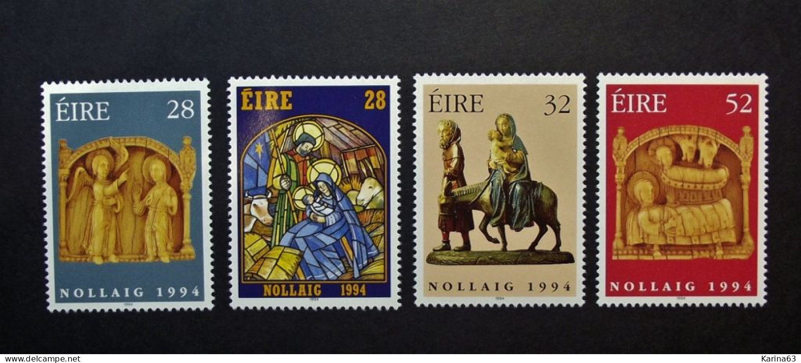 Ireland - Irelande - Eire - 1994 - Y&T N° 881 - 884 ( 4 Val.) - Christmas - Noel - Kerstmis - MNH - Postfris - Neufs