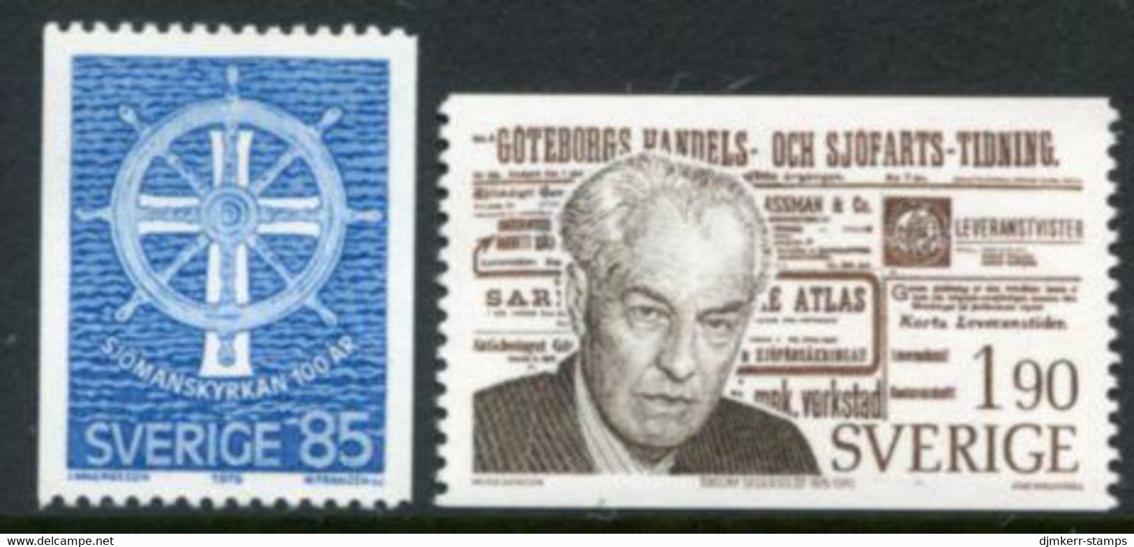 SWEDEN 1976 Anniversaries MNH / **..  Michel 950-51 - Unused Stamps