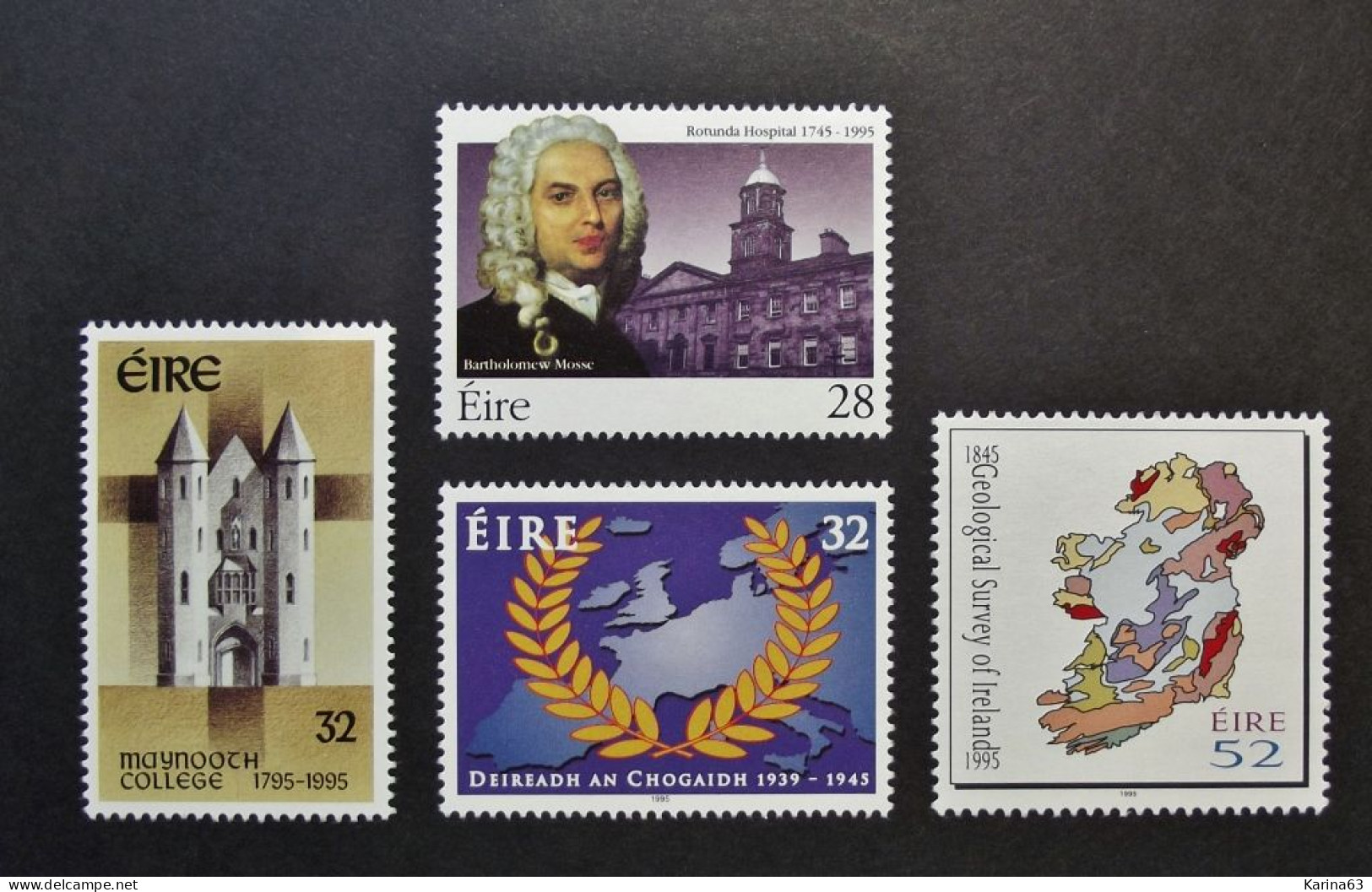 Ireland - Irelande - Eire - 1995 - Y&T N° 908 / 911 ( 4 Val.) History - Culture - Ireland  MNH - Postfris - Neufs