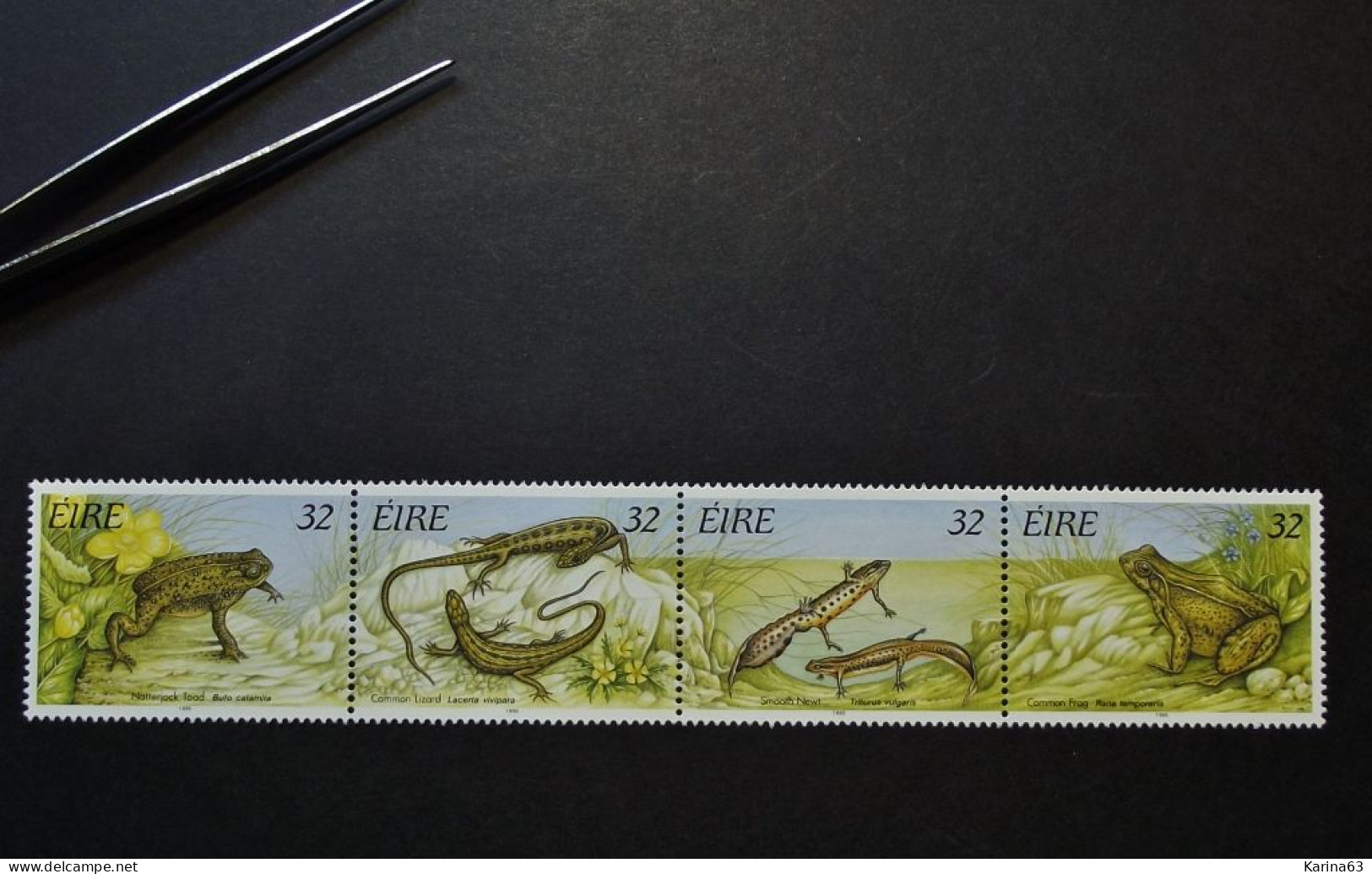 Ireland - Irelande - Eire - 1995 - Y&T N° 912 / 915 ( 4 Val.) Nature - Reptiles & Batraciens  - Frog - MNH - Postfris - Neufs