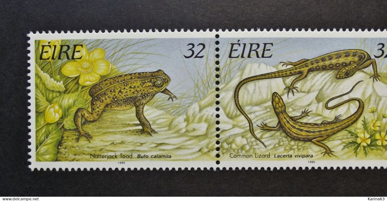 Ireland - Irelande - Eire - 1995 - Y&T N° 912 / 915 ( 4 Val.) Nature - Reptiles & Batraciens  - Frog - MNH - Postfris - Neufs