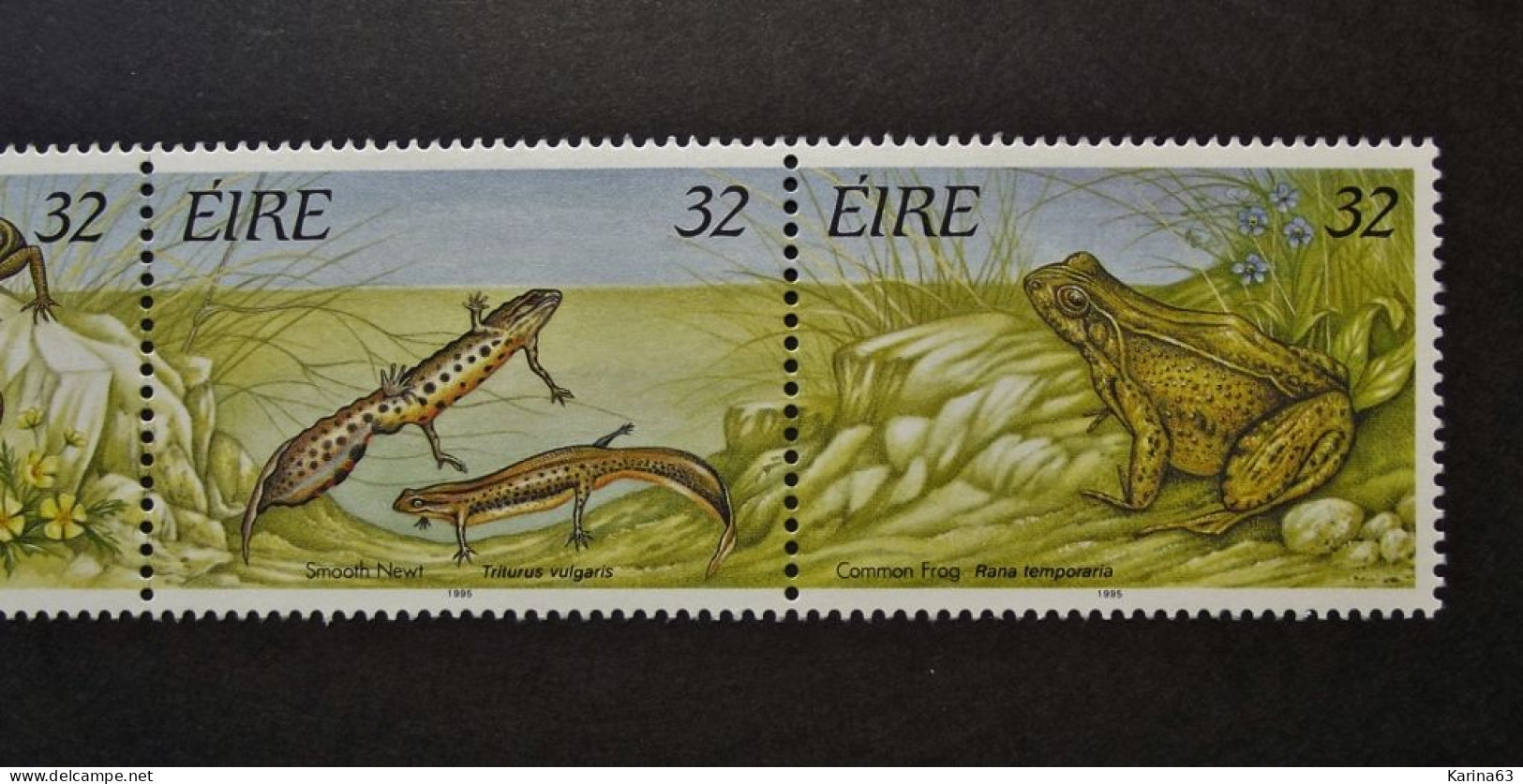 Ireland - Irelande - Eire - 1995 - Y&T N° 912 / 915 ( 4 Val.) Nature - Reptiles & Batraciens  - Frog - MNH - Postfris - Neufs