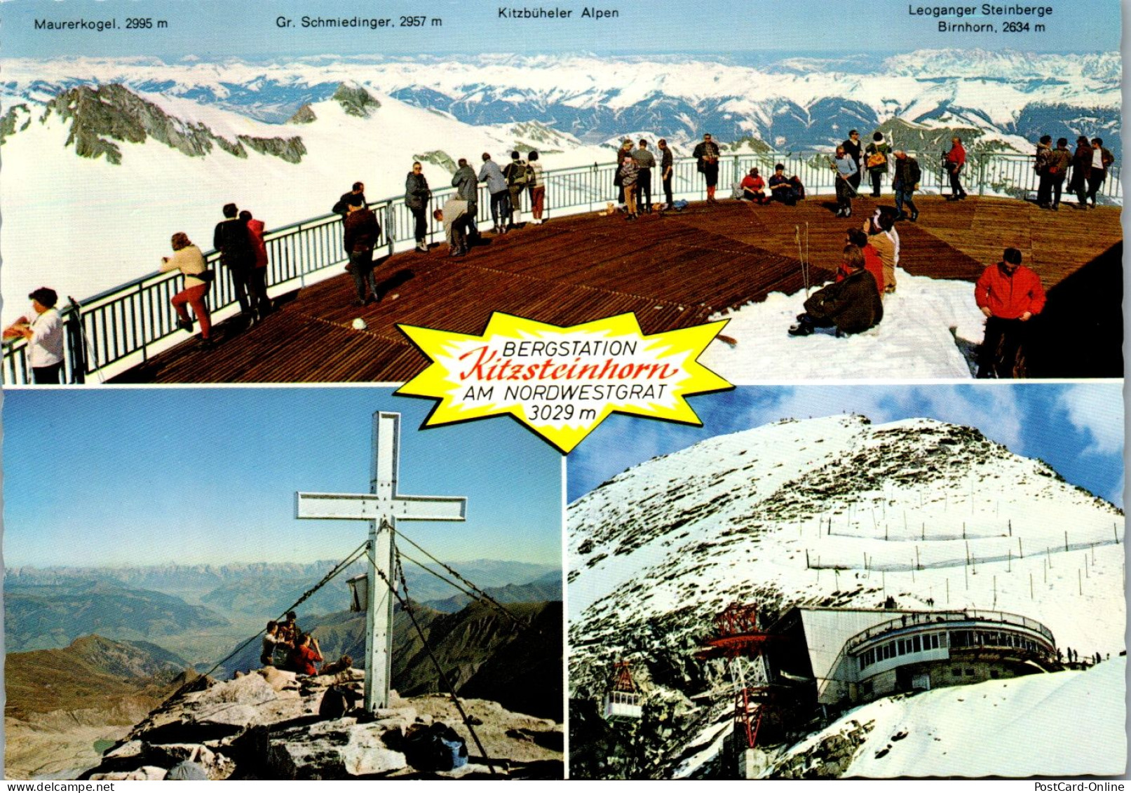 45184 - Salzburg - Kaprun , Kitzsteinhorn , Gletscherbahn , Panorama Terasse , Gipfelkreuz - Nicht Gelaufen  - Kaprun