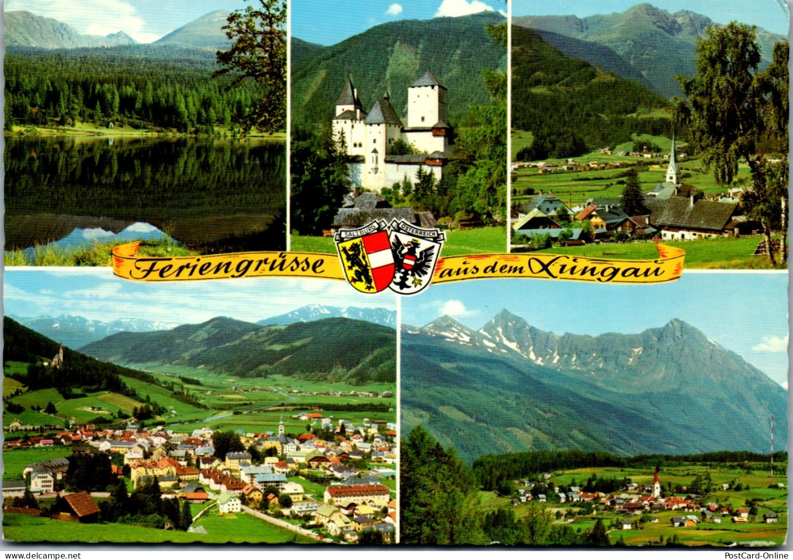45179 - Salzburg - Lungau , Prebersee , Schloß Mauterndorf , Katschberg , Tamsweg , Mehrbildkarte - Gelaufen  - Tamsweg
