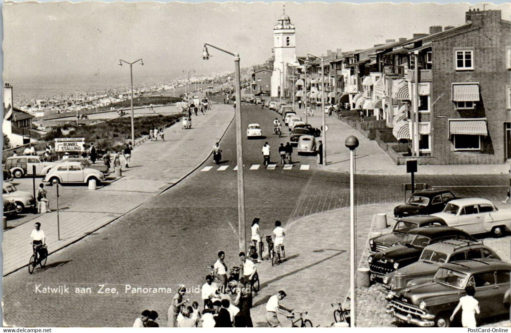 45171 - Niederlande - Katwijk Aan Zee , Panorama Zuid Boulevard , Auto - Gelaufen 1964 - Katwijk (aan Zee)
