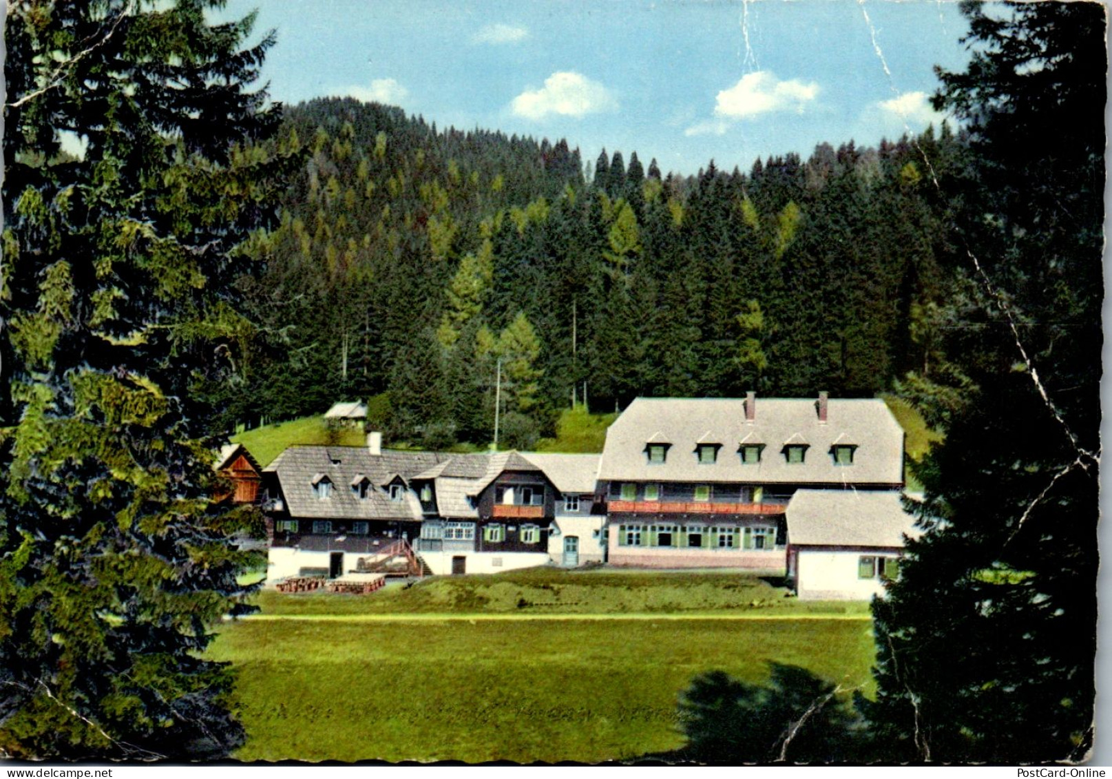 45114 - Steiermark - Teichalm , Teichalpe , Gasthof Vorauer , L. Beschädigt - Nicht Gelaufen  - Weiz