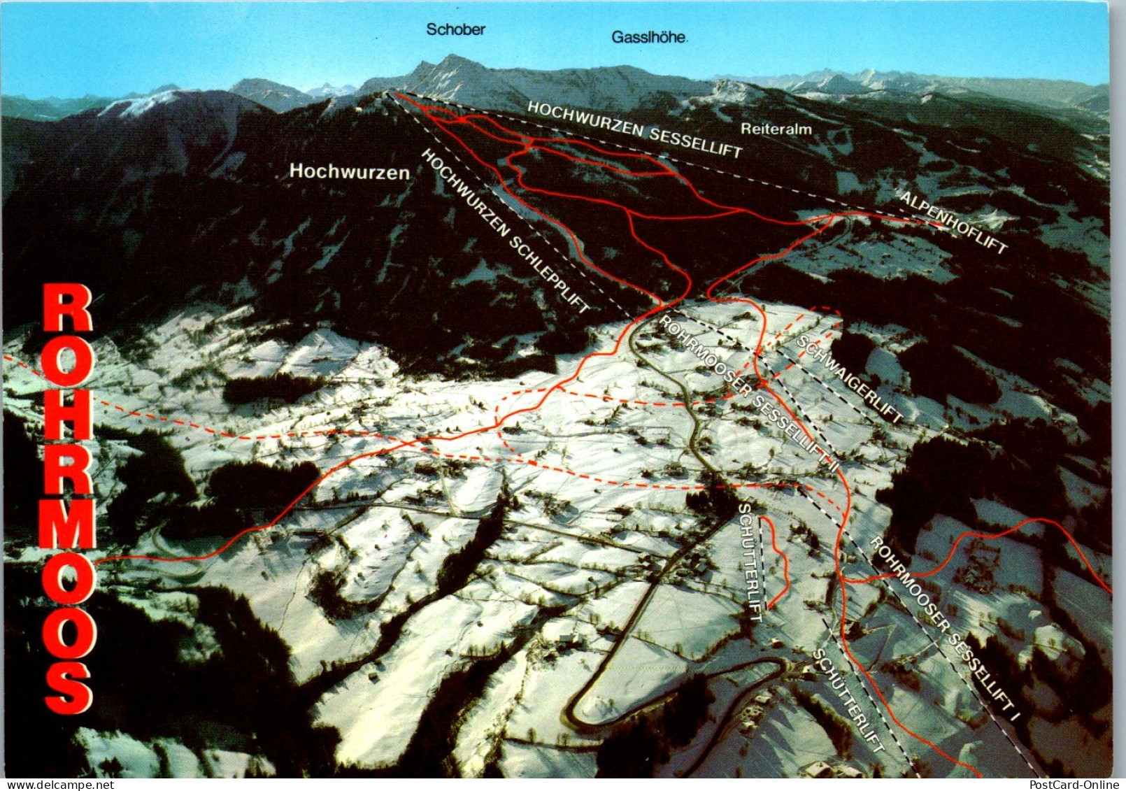 45111 - Steiermark - Schladming , Rohrmoos Hochwurzen , Panorama - Nicht Gelaufen  - Schladming