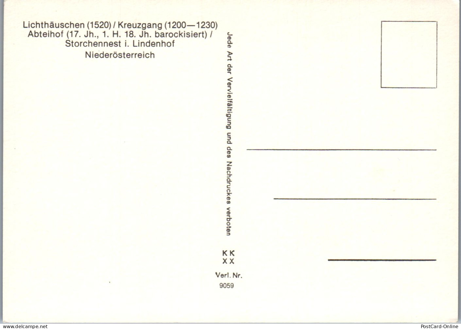 45099 - Niederösterreich - Zwettl , Stift , Lichthäuschen , Kreuzgang , Abteihof , Storchennest , Mehrbildkarte - Zwettl