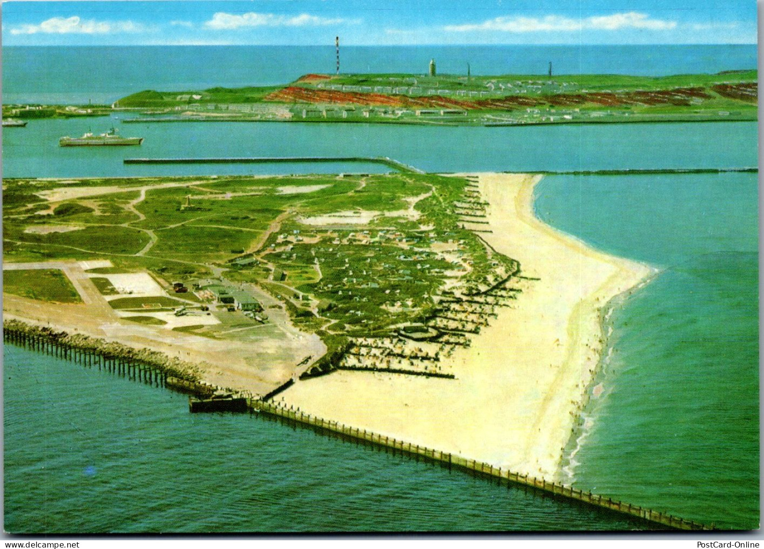 45067 - Deutschland - Helgoland , Badedüne Und Roter Sandsteinfelsen - Nicht Gelaufen  - Helgoland