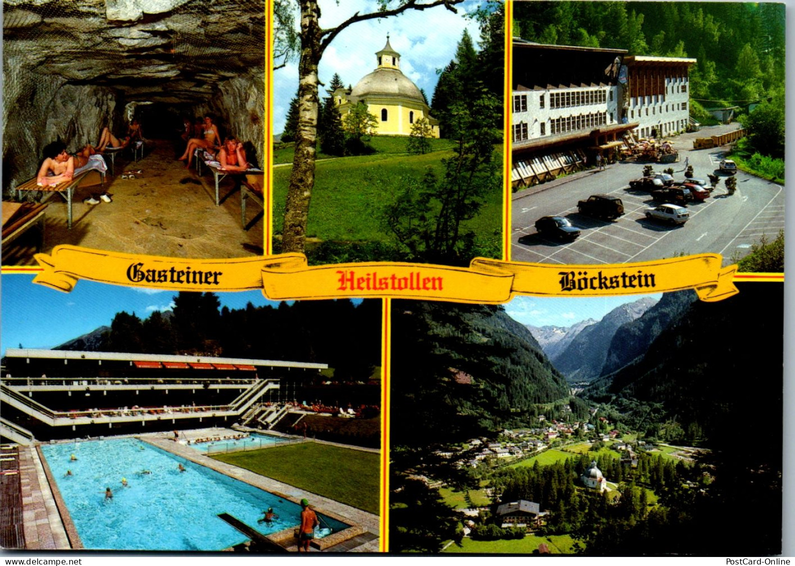 45031 - Salzburg - Böckstein , Bad Gastein , Gasteiner Heilstollen , Schwimmbad , Mehrbildkarte - Nicht Gelaufen  - Böckstein