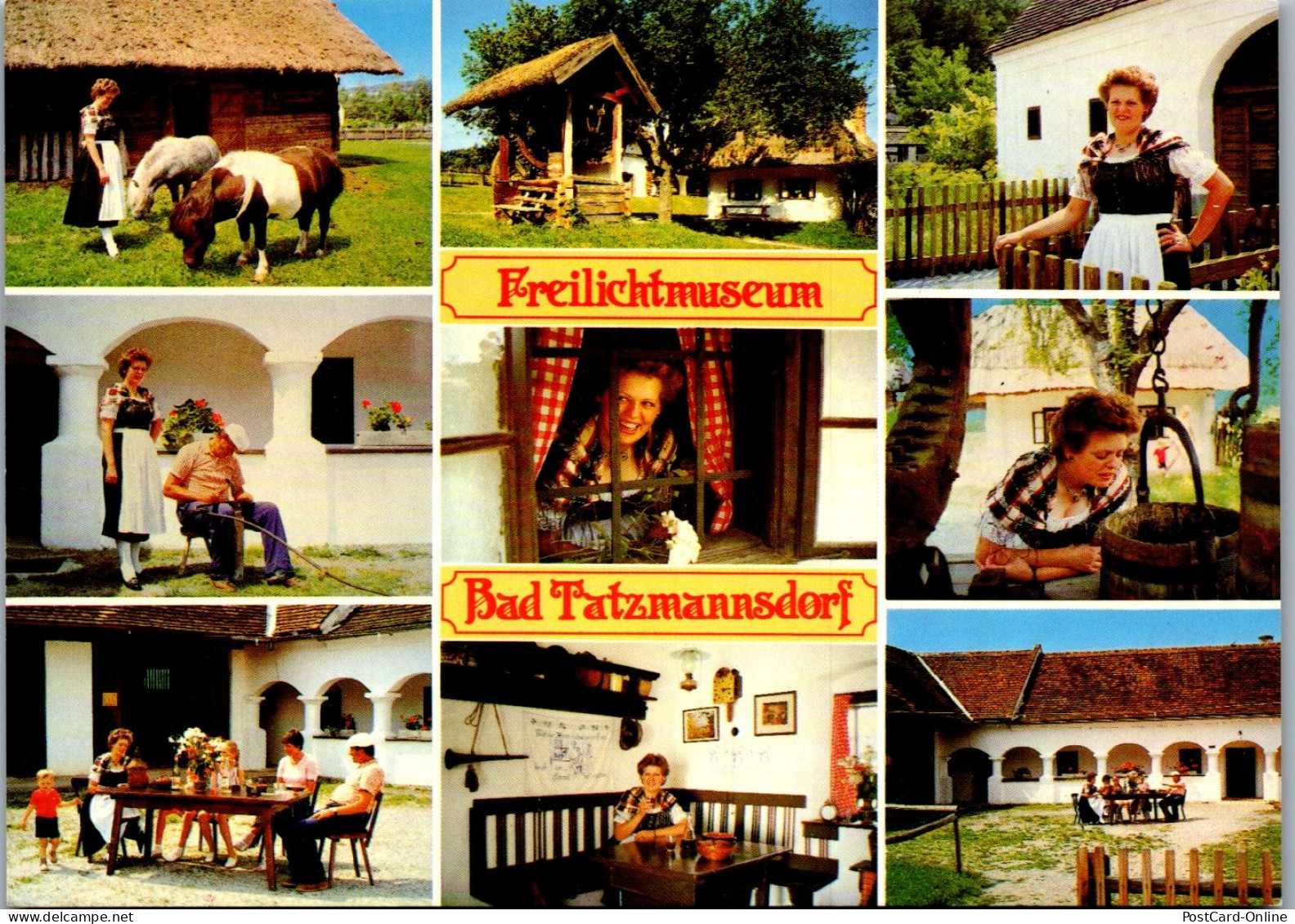 44904 - Burgenland - Bad Tatzmannsdorf , Freilichtmuseum , Mehrbildkarte - Nicht Gelaufen  - Oberwart