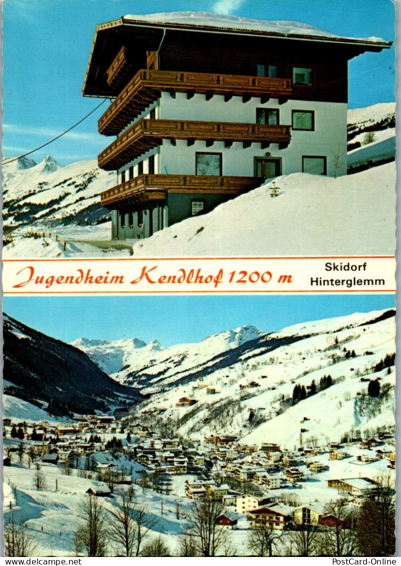 44865 - Salzburg - Hinterglemm , Jugendheim Kendlhof , Bes. Josef Hasenauer - Gelaufen  - Saalbach