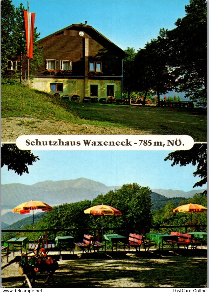 44864 - Niederösterreich - Pernitz , Schutzhaus Waxeneck - Gelaufen 1986 - Pernitz