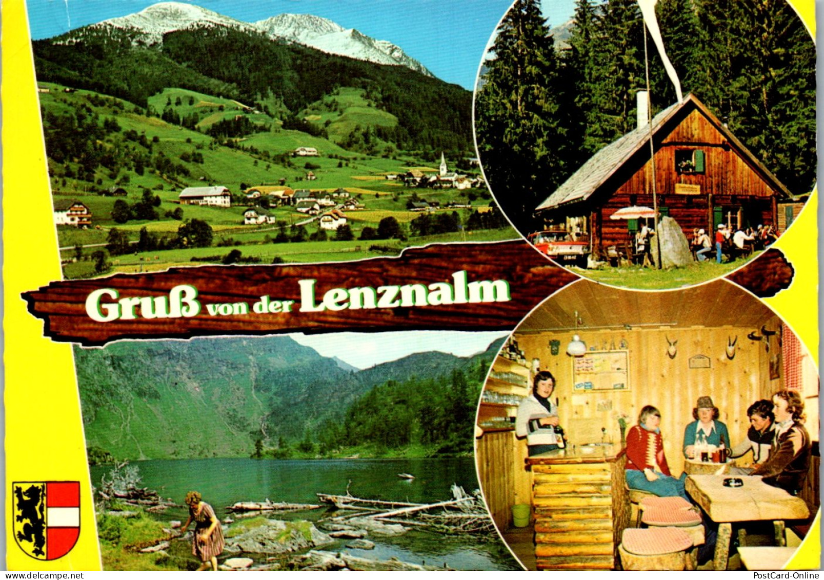 44862 - Salzburg - Lessach , Tamsweg , Jausenstation Lenzalm , Franz Sagmeister - Gelaufen 1971 - Tamsweg