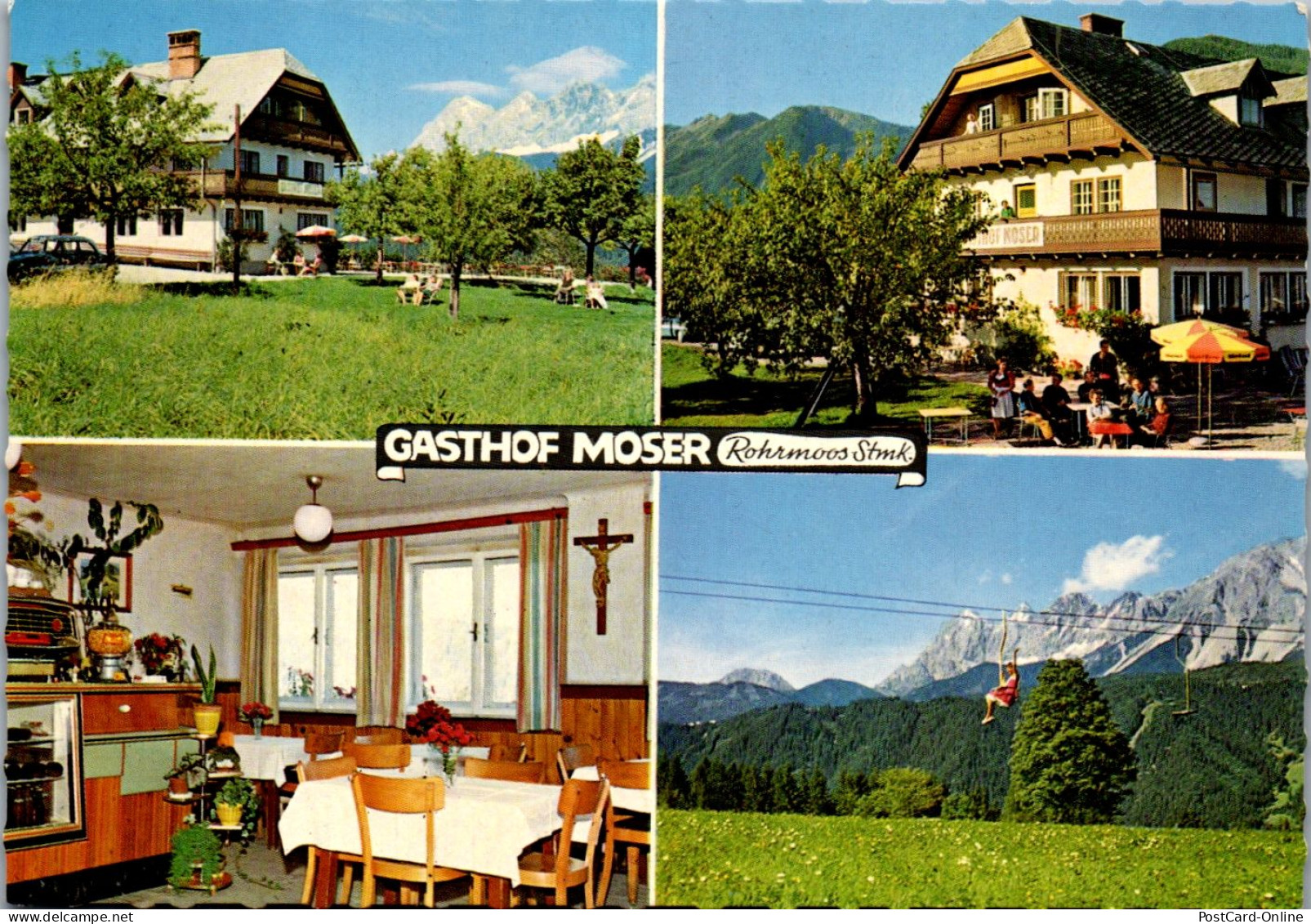 44856 - Steiermark - Rohrmoos , Schladming , Gasthof Pension Moser - Nicht Gelaufen  - Schladming