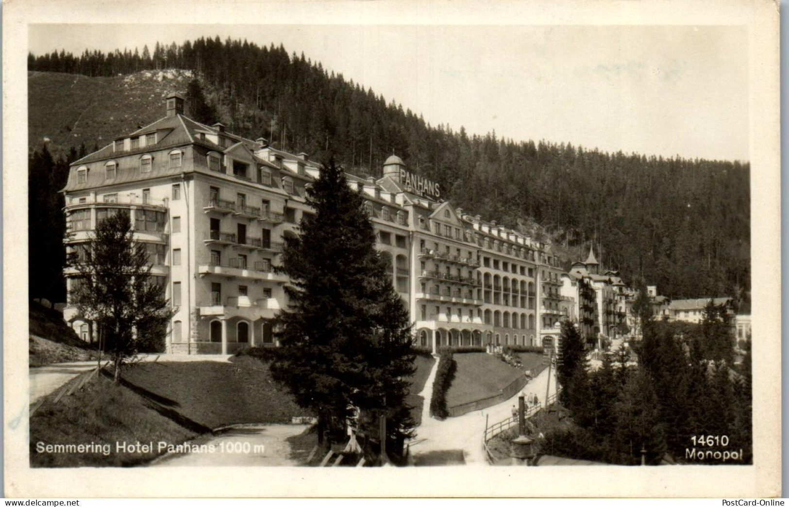 44829 - Niederösterreich - Semmering , Hotel Panhans - Gelaufen 1936 - Semmering