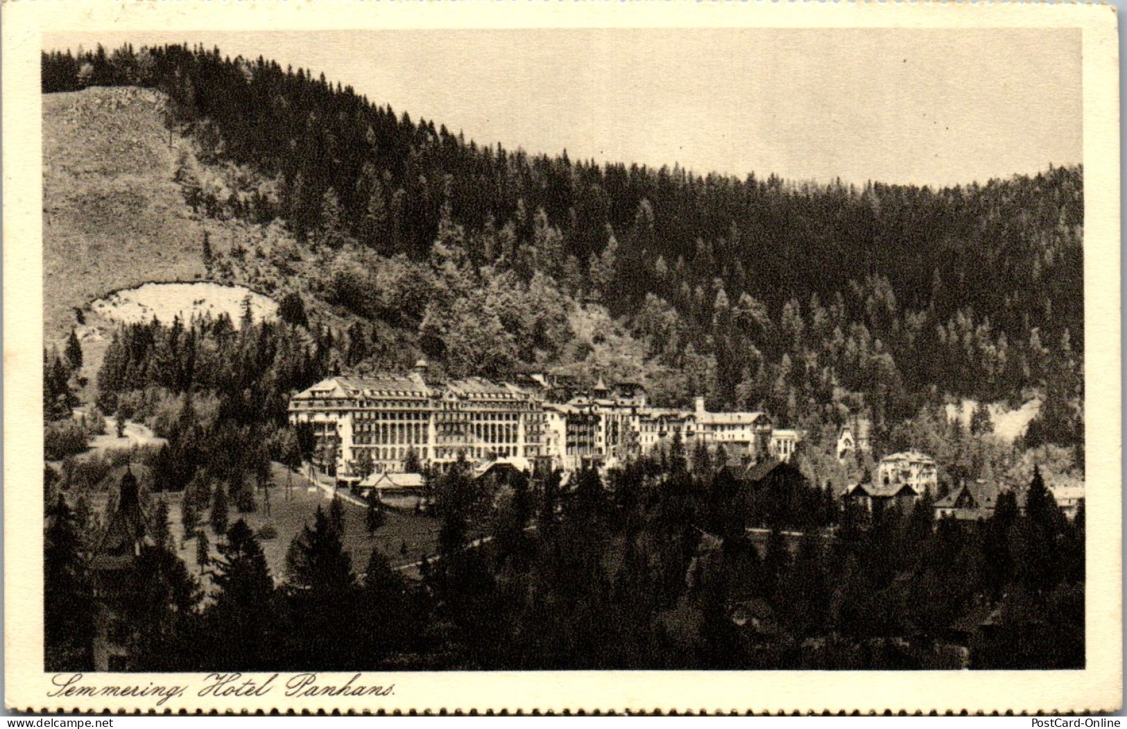 44830 - Niederösterreich - Semmering , Hotel Panhans - Gelaufen 1923 - Semmering