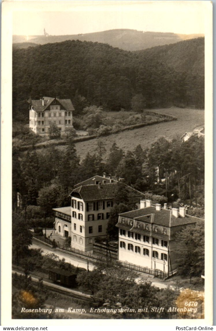 44817 - Niederösterreich - Rosenburg Am Kamp , Erholungsheim Mit Stift Altenburg - Nicht Gelaufen  - Rosenburg