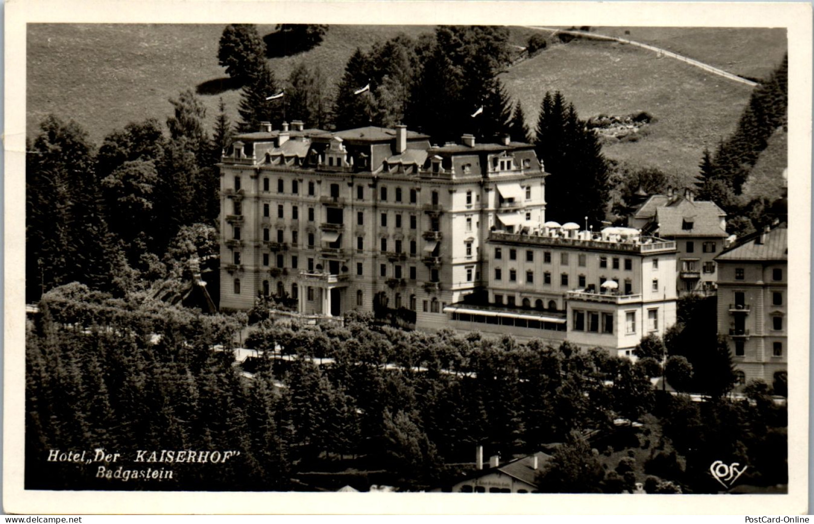 44820 - Salzburg - Bad Gastein , Hotel Der Kaiserhof - Gelaufen 1956 - Bad Gastein