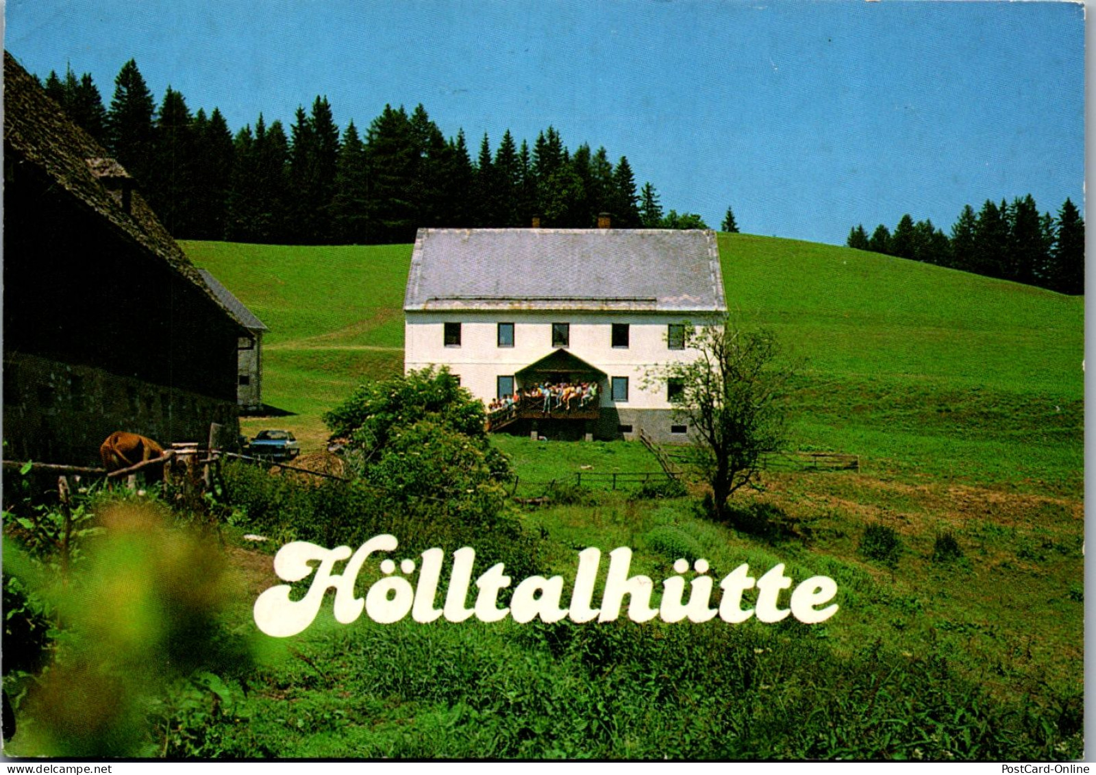 44813 - Steiermark - Judenburg , St. Nikolaus , Hölltalhütte , Hölltal - Gelaufen 1987 - Judenburg