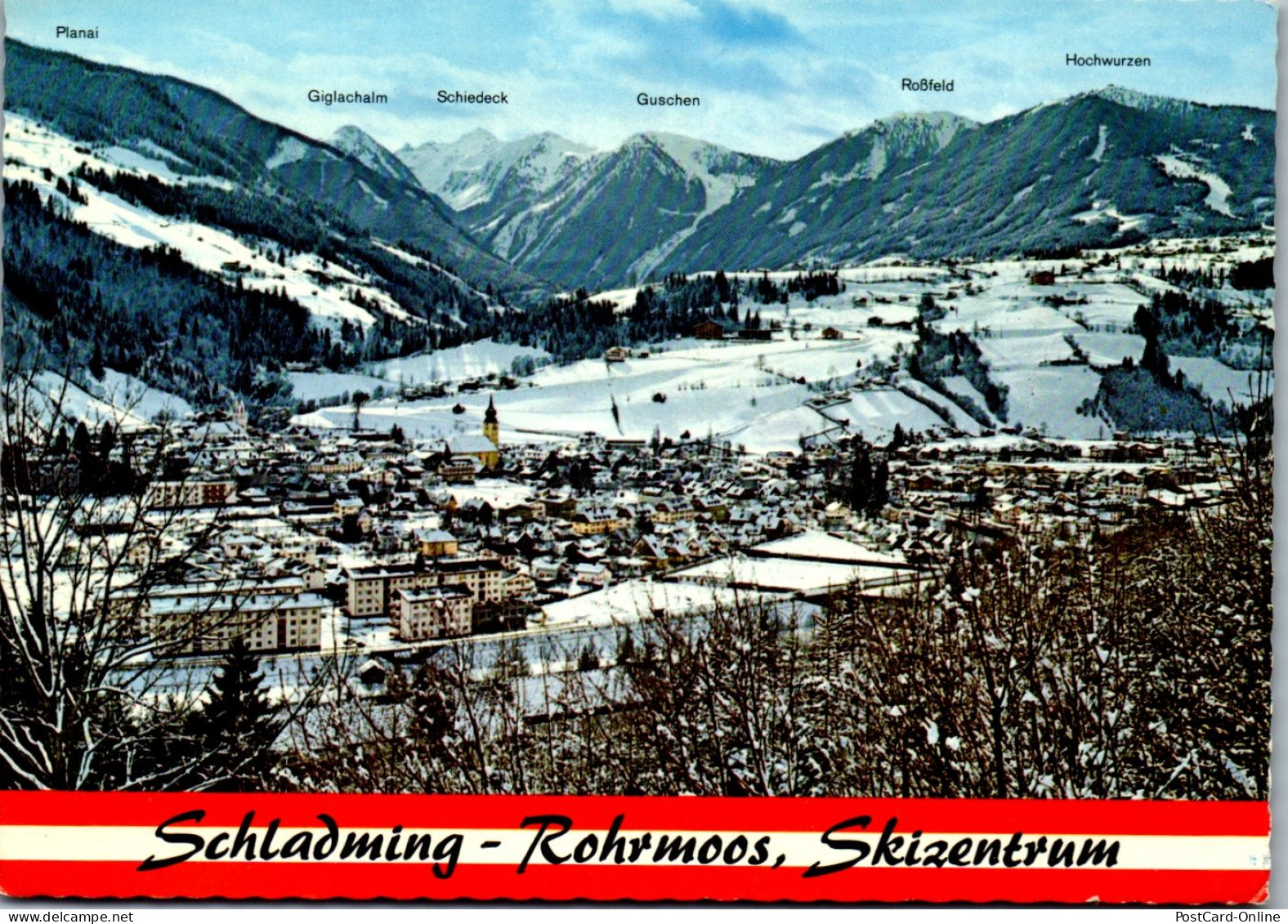44791 - Steiermark - Schladming , Rohrmoos , Schladminger Tauern , Guschen , Roßfeld , Giglachalm - Gelaufen 1976 - Schladming