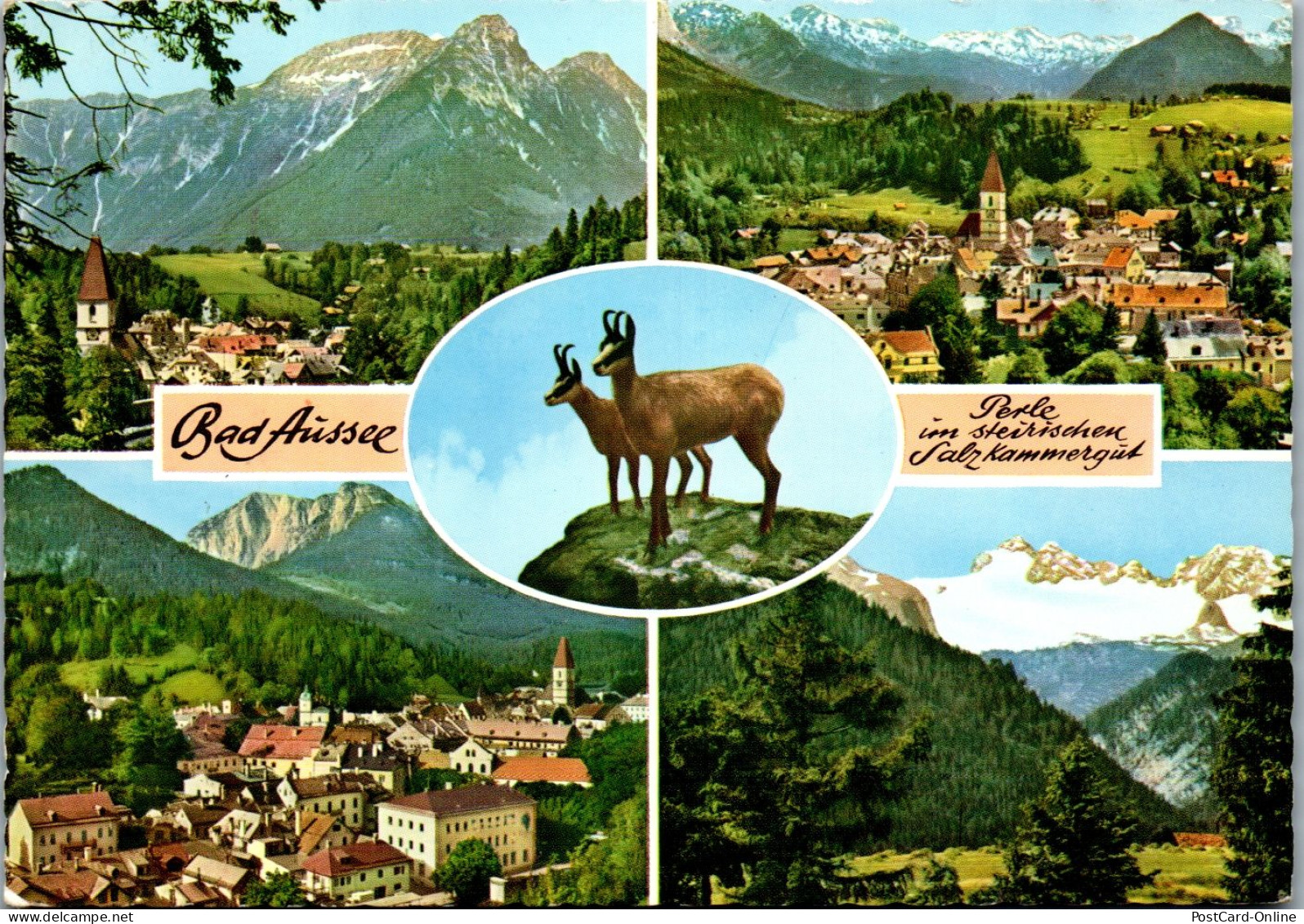 44755 - Steiermark - Bad Aussee , Sarstein , Totes Gebirge , Trisselwand , Hoher Dachstein - Gelaufen  - Ausserland