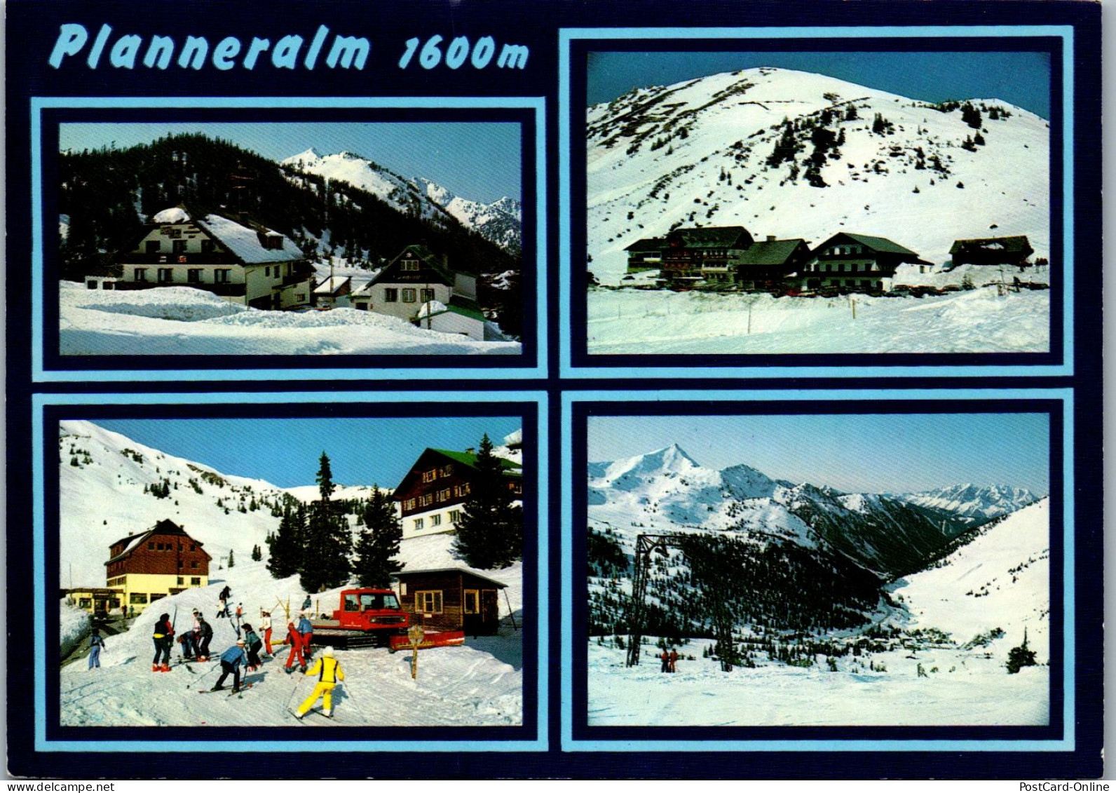 44735 - Steiermark - Donnersbach , Planneralpe , Wintersport , Winter , Mehrbildkarte - Gelaufen  - Donnersbach (Tal)