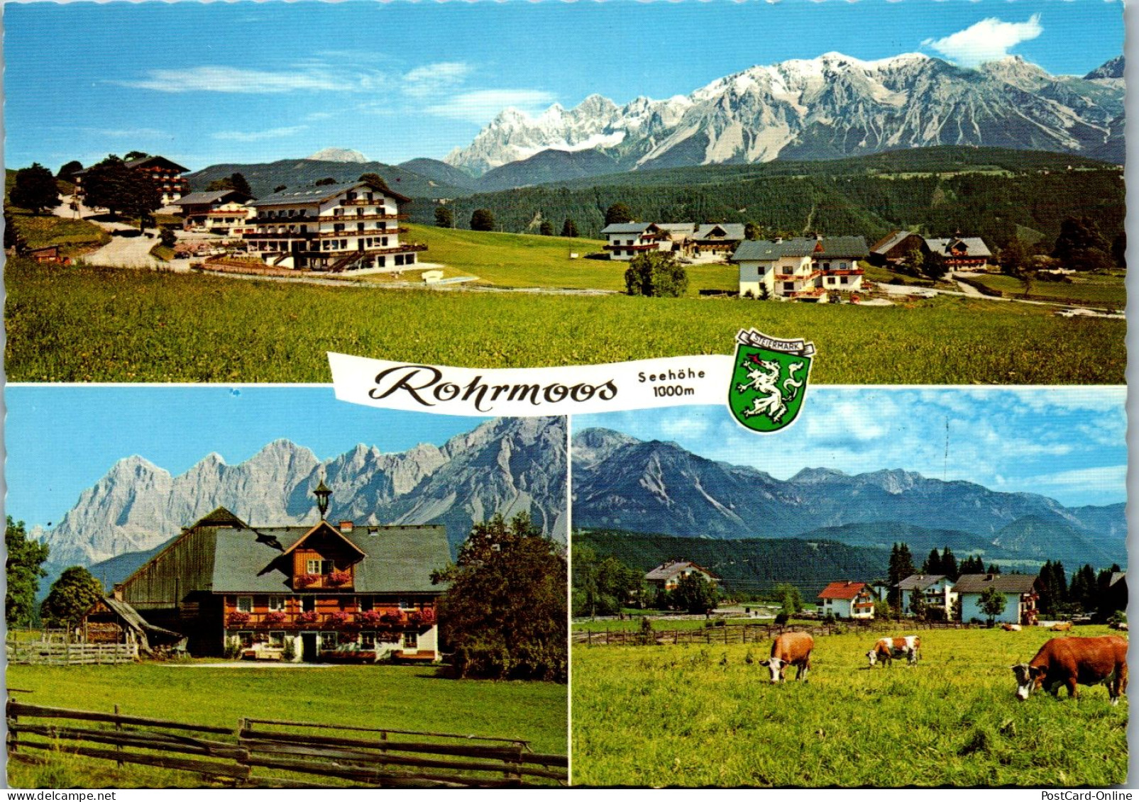 45620 - Steiermark - Rohrmoos , Blick Gegen Das Dachsteinmassiv - Nicht Gelaufen  - Schladming